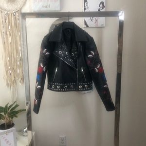 Studded Embroidered Jacket Medium